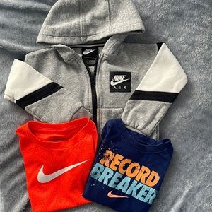 Nike 2T toddler boy lot - Nike Air Hoodie & two T-shirts